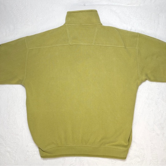 Tommy Bahama Sweater Quarter Zip Mens Medium Long Sleeve with Marlin emb Olive - Picture 8 of 16